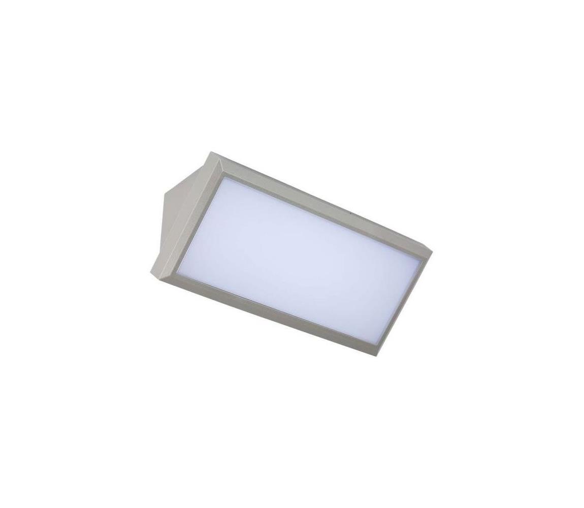  LED Venkovní nástěnné svítidlo LED/12W/230V 6400K IP65 šedá 