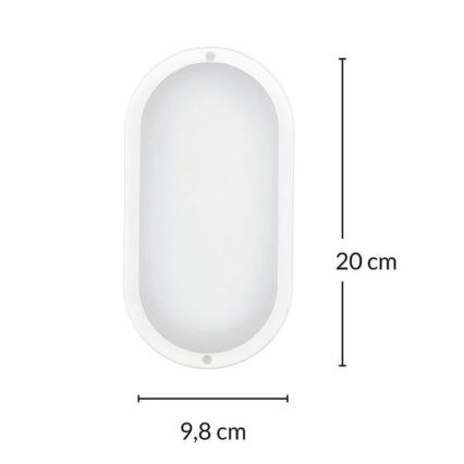 LED Venkovní nástěnné svítidlo LED/12W/230V IP54 4000K