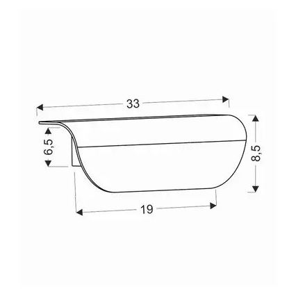 LED Venkovní nástěnné svítidlo LED/12W/230V IP65 černá