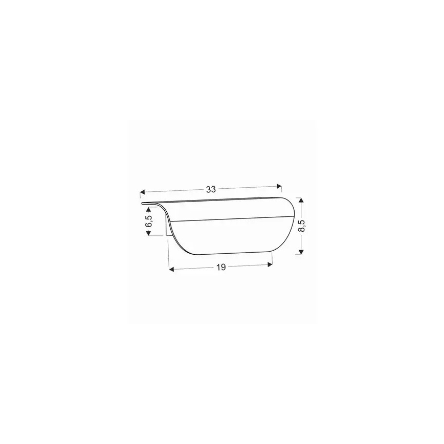 LED Venkovní nástěnné svítidlo LED/12W/230V IP65 černá