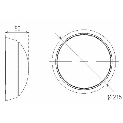 LED Venkovní nástěnné svítidlo LED/14W/230V IP54 bílá