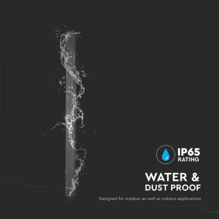 LED Venkovní nástěnné svítidlo LED/16W/230V 3000K IP65 101 cm černá