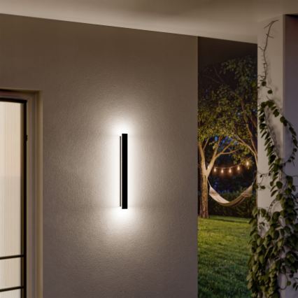 LED Venkovní nástěnné svítidlo LED/18W/230V 60 cm IP65 černá