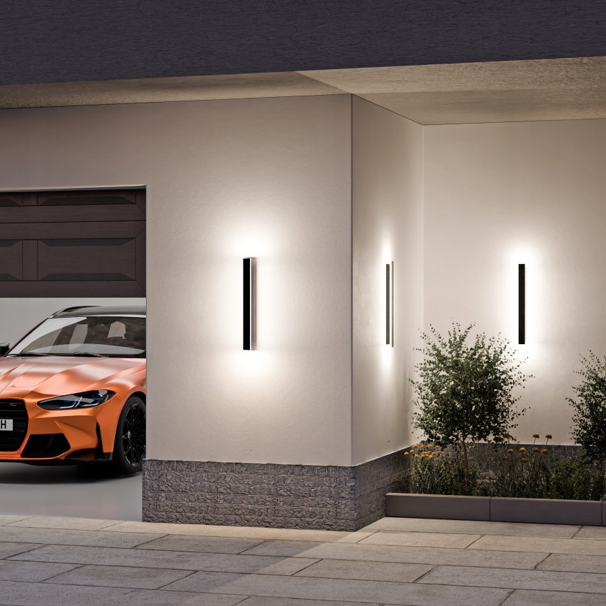LED Venkovní nástěnné svítidlo LED/18W/230V 60 cm IP65 černá