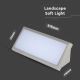 LED Venkovní nástěnné svítidlo LED/20W/230V 3000K IP65 šedá