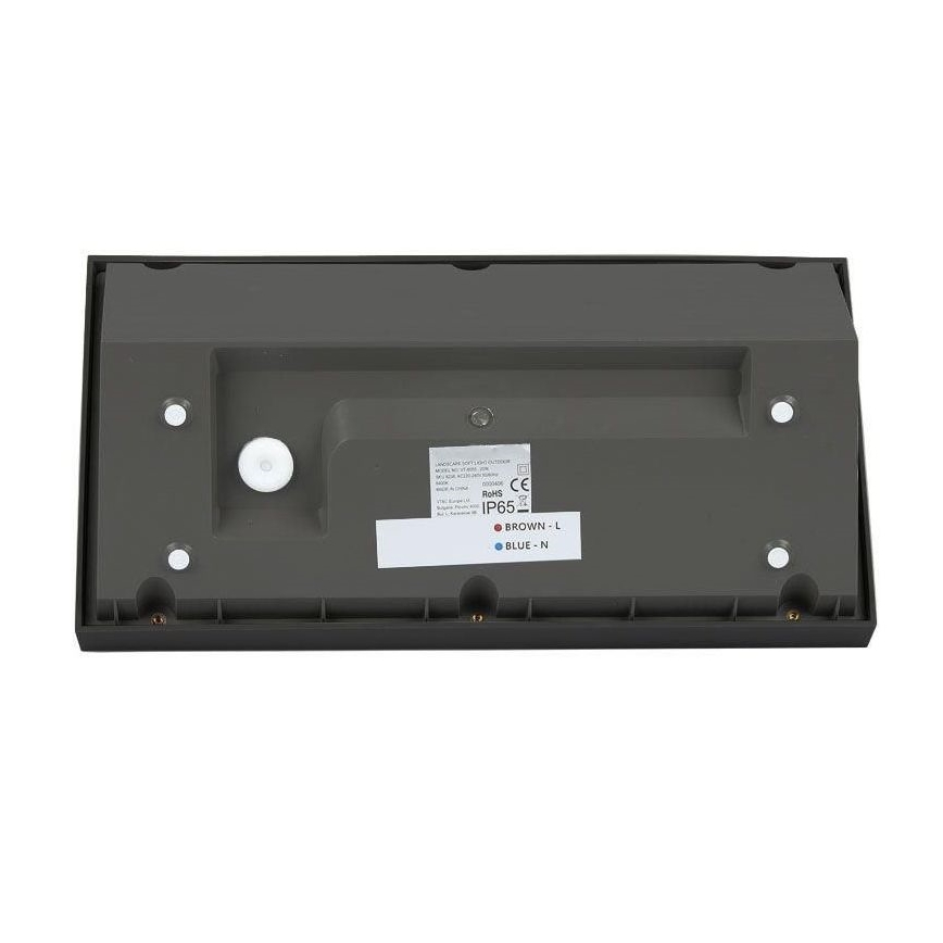 LED Venkovní nástěnné svítidlo LED/20W/230V 6400K IP65 černá