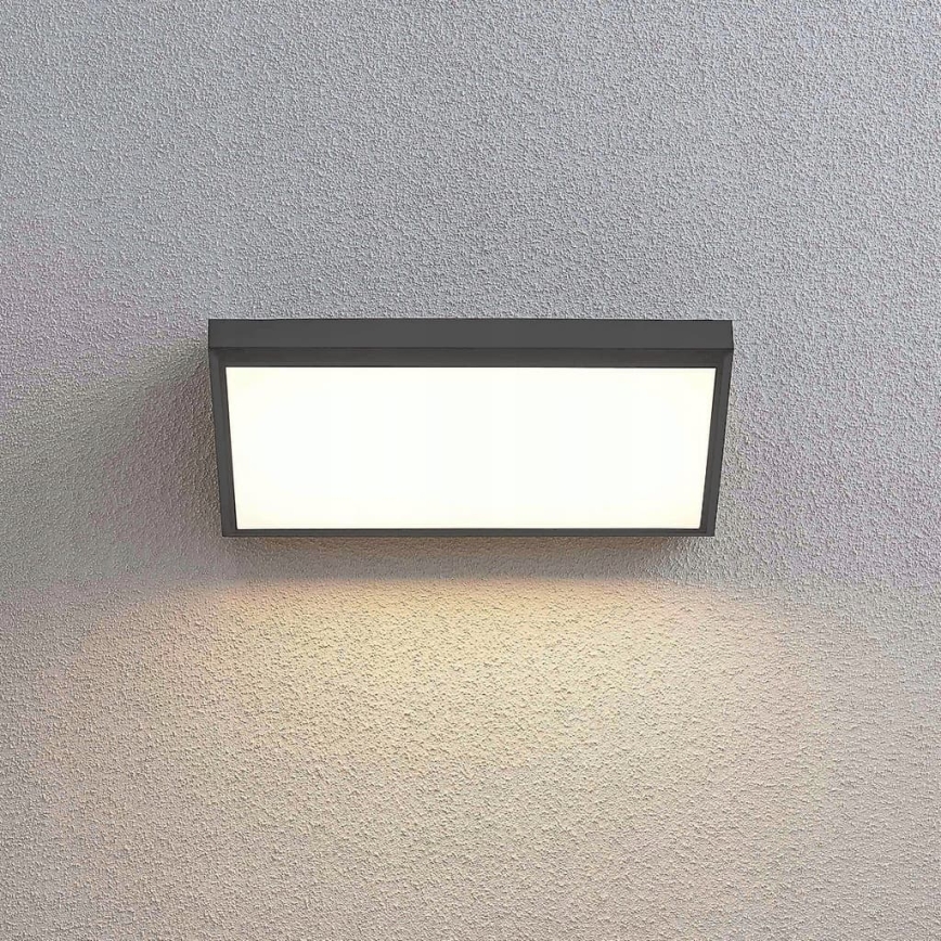 LED Venkovní nástěnné svítidlo LED/20W/230V IP65 šedá