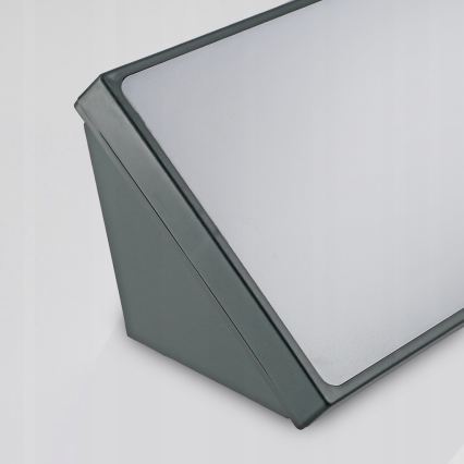 LED Venkovní nástěnné svítidlo LED/20W/230V IP65 šedá