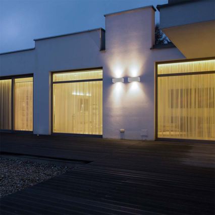 LED Venkovní nástěnné svítidlo LED/24W/230V 3000K IP65 bílá