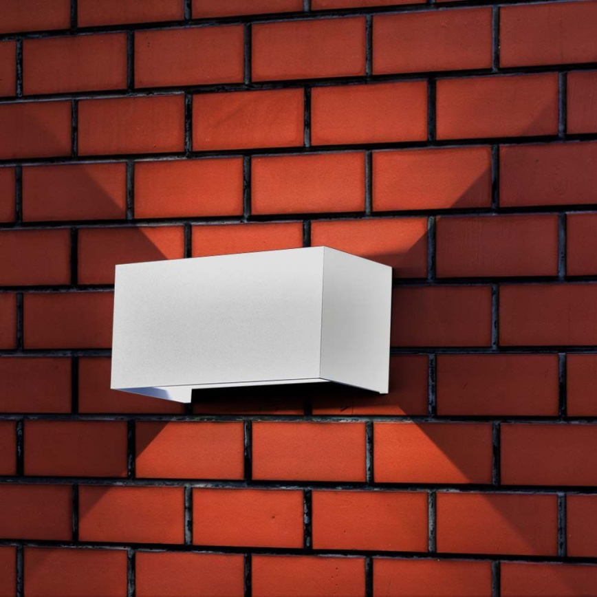 LED Venkovní nástěnné svítidlo LED/24W/230V 4000K IP65 bílá