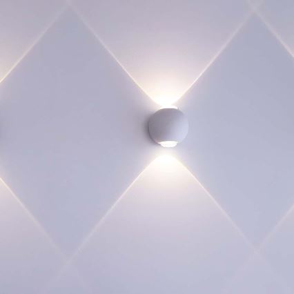 LED Venkovní nástěnné svítidlo LED/2W/230V 4000K IP54 bílá