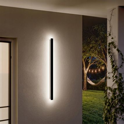 LED Venkovní nástěnné svítidlo LED/30W/230V 100 cm IP65 černá