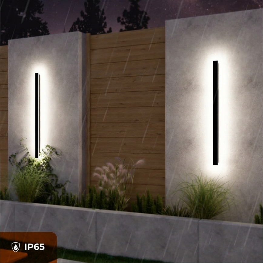 LED Venkovní nástěnné svítidlo LED/30W/230V 100 cm IP65 černá