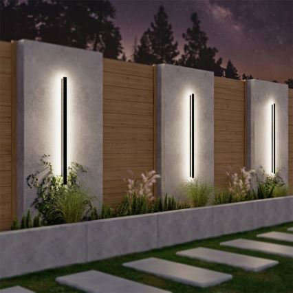 LED Venkovní nástěnné svítidlo LED/30W/230V 100 cm IP65 černá