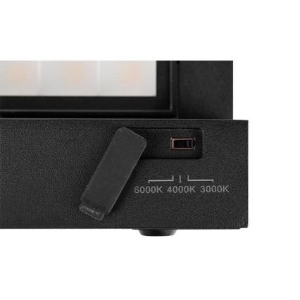 LED Venkovní nástěnné svítidlo LED/36W/230V 3000/4000/6500K IP54 černá