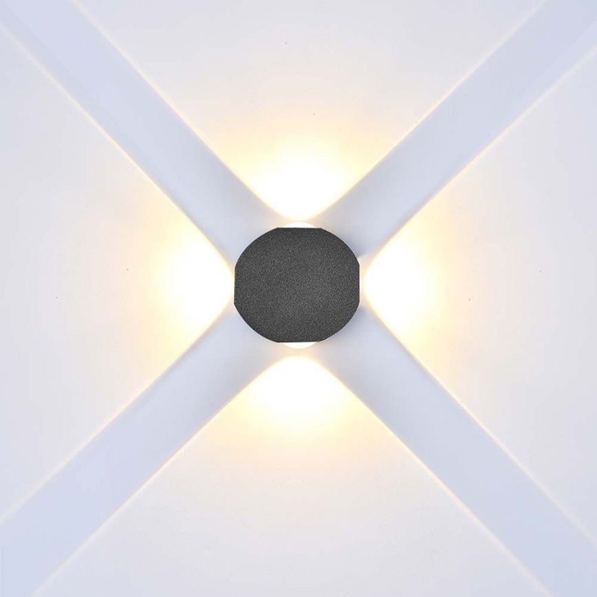 LED Venkovní nástěnné svítidlo LED/4W/230V 4000K IP54 černá