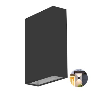 LED Venkovní nástěnné svítidlo LED/4W/230V 6400K IP65 černá