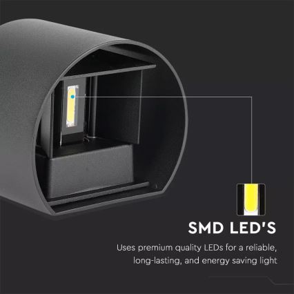 LED Venkovní nástěnné svítidlo LED/6W/110-240V 4000K IP65