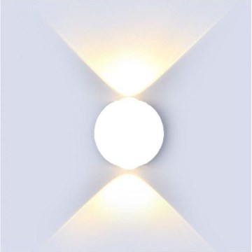 LED Venkovní nástěnné svítidlo LED/6W/230V 3000K IP65 bílá