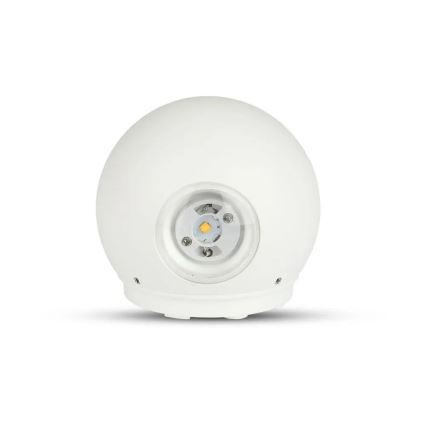 LED Venkovní nástěnné svítidlo LED/6W/230V 3000K IP65 bílá