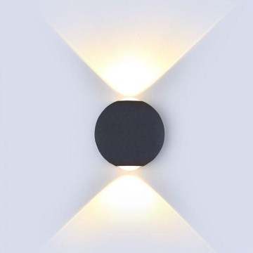 LED Venkovní nástěnné svítidlo LED/6W/230V 4000K IP65 černá