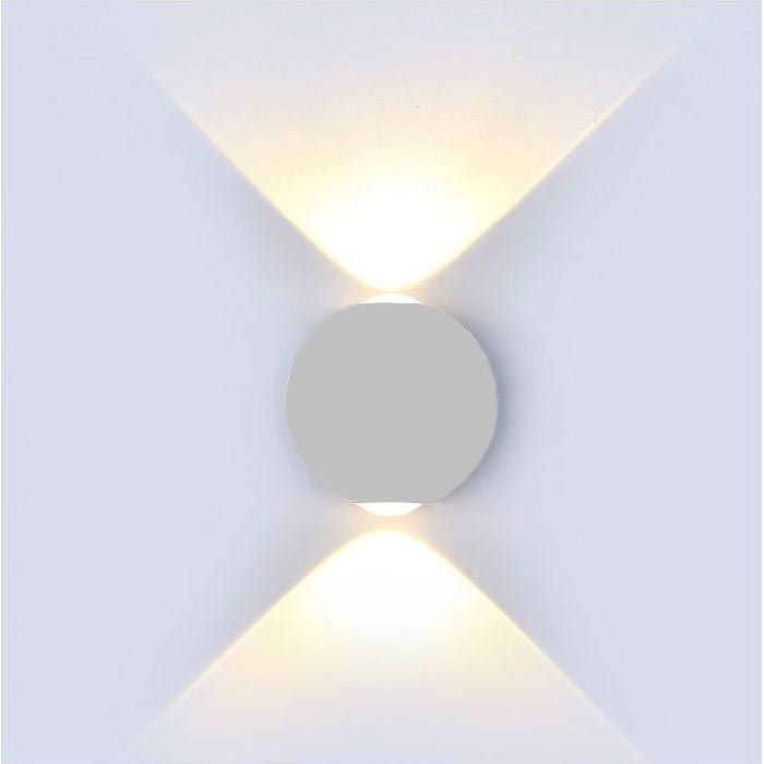 LED Venkovní nástěnné svítidlo LED/6W/230V 4000K IP65 šedá