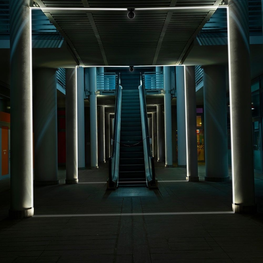 LED Venkovní nástěnné flexibilní svítidlo LED/7W/230V 4000K IP65 černá