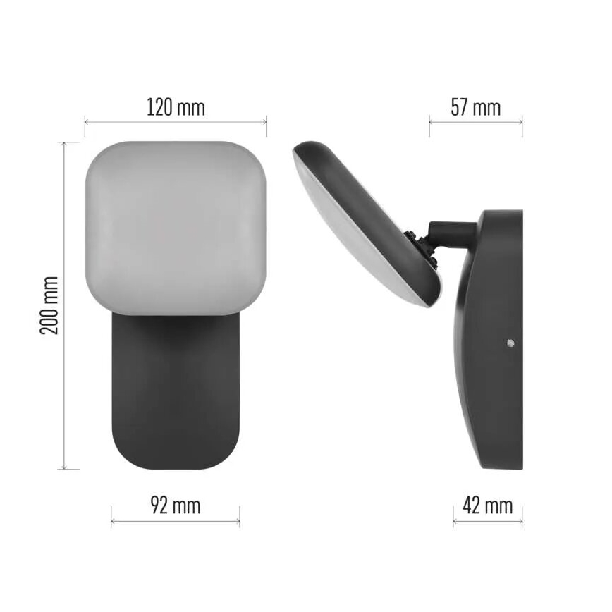 LED Venkovní nástěnné svítidlo NIKA LED/12,5W/230V IP44
