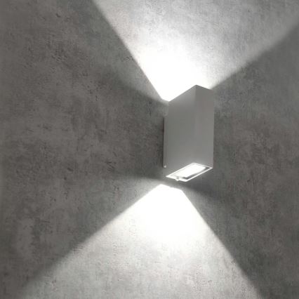 LED Venkovní nástěnné svítidlo ORLEAN 2xLED/2,5W/230V bílá IP54