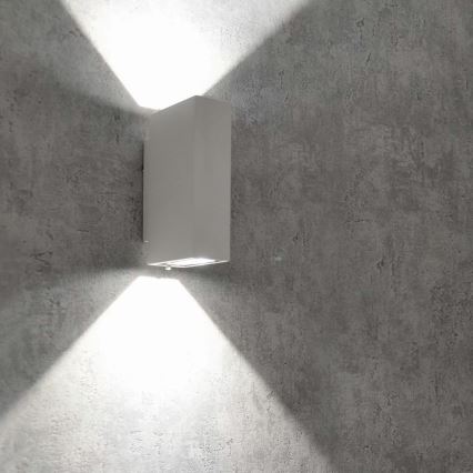 LED Venkovní nástěnné svítidlo ORLEAN 2xLED/2,5W/230V bílá IP54