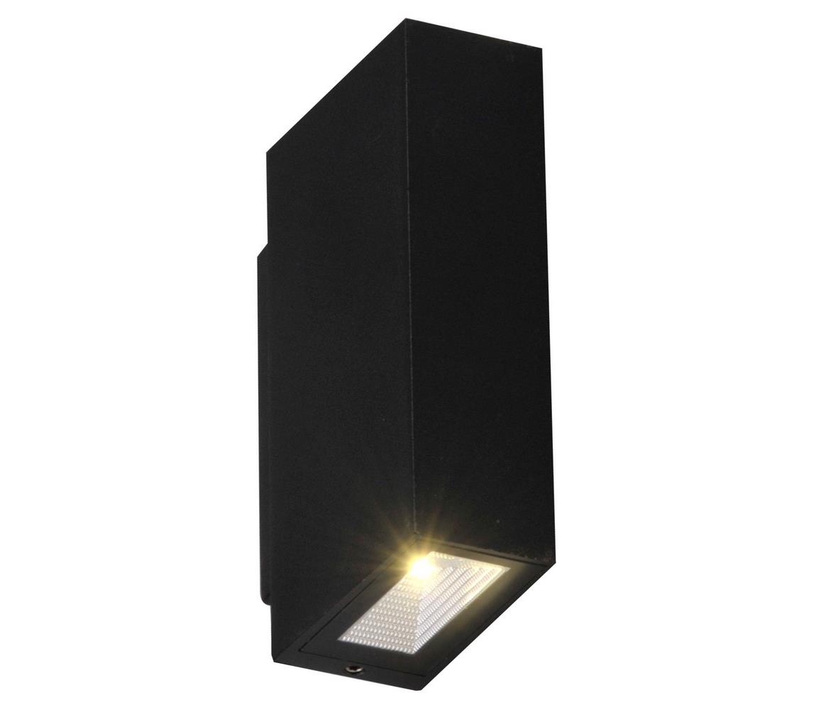  LED Venkovní nástěnné svítidlo ORLEAN 2xLED/2,5W/230V černá IP54 