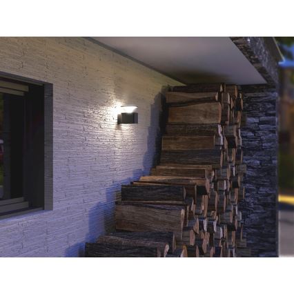 LED Venkovní nástěnné svítidlo ORNELA LED/6W/230V 3000K IP54 antracit