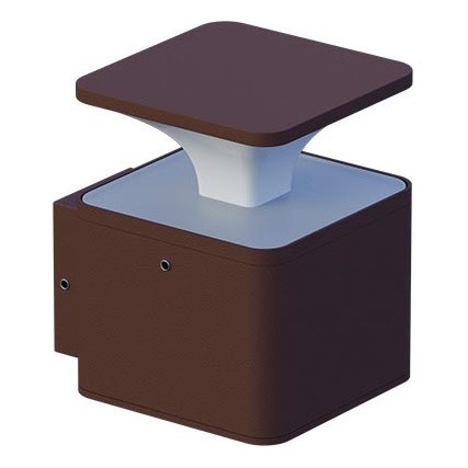 LED Venkovní nástěnné svítidlo ORNELA LED/6W/230V 3000K IP54 hnědá