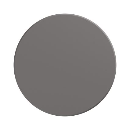 LED Venkovní nástěnné svítidlo PIATTA LED/18W/230V 3000/4000/6000K pr. 25 cm IP44 šedá