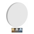LED Venkovní nástěnné svítidlo PIATTA LED/18W/230V 3000/4000/6000K pr. 25 cm IP44 bílá