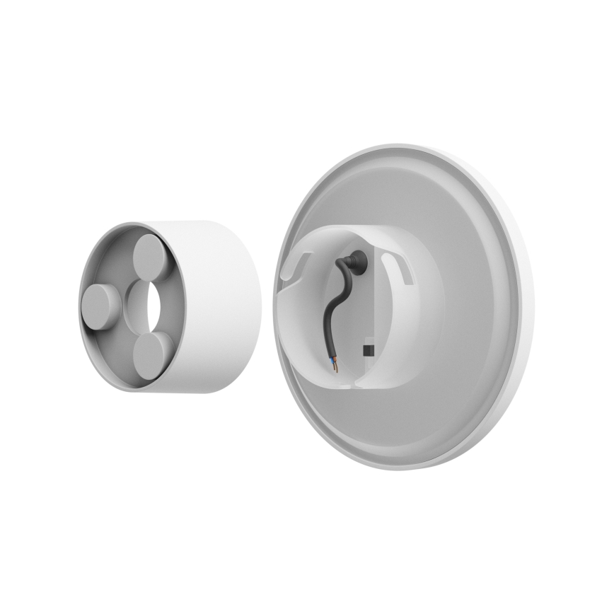 LED Venkovní nástěnné svítidlo PIATTA LED/9W/230V 3000/4000/6000K pr. 12 cm IP44 bílá