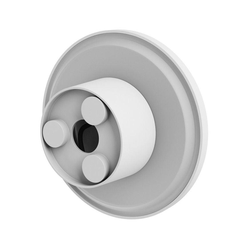 LED Venkovní nástěnné svítidlo PIATTA LED/9W/230V 3000/4000/6000K pr. 12 cm IP44 bílá