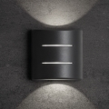 LED Venkovní nástěnné svítidlo REFAZI LED/6W/230V IP54 antracit