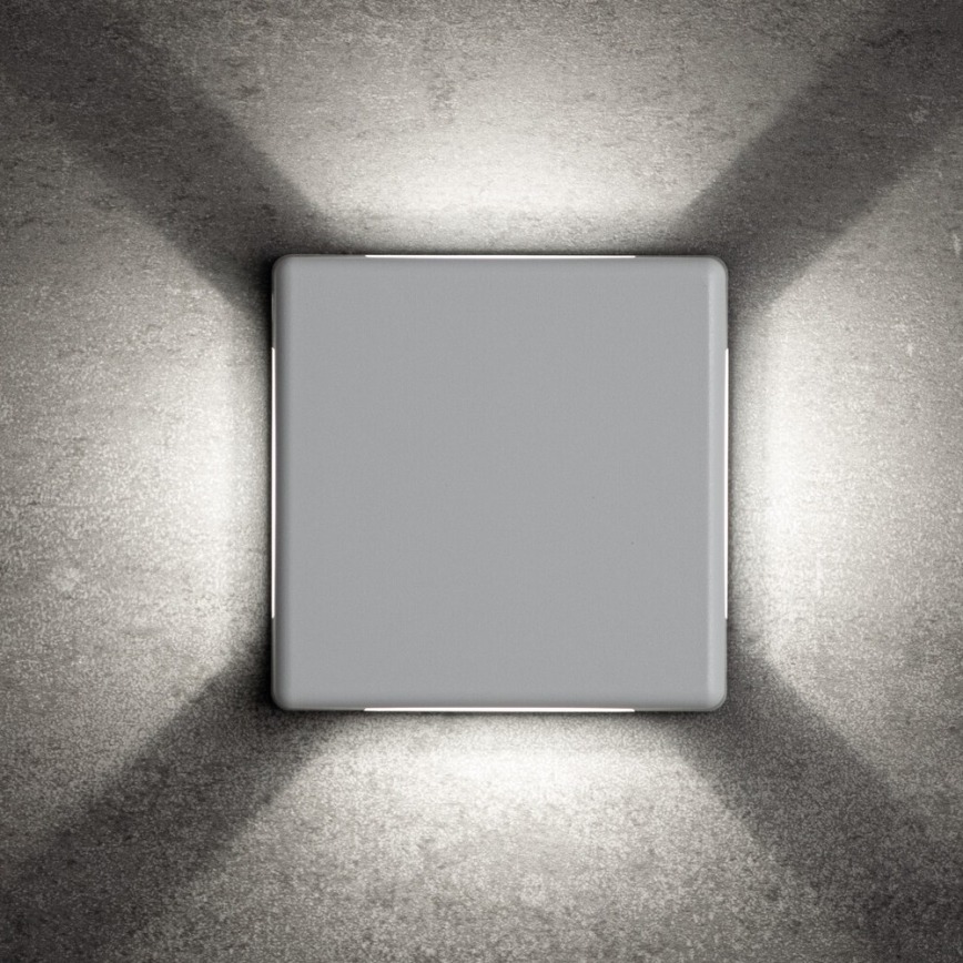 LED Venkovní nástěnné svítidlo REFAZI LED/6W/230V IP54 bílá