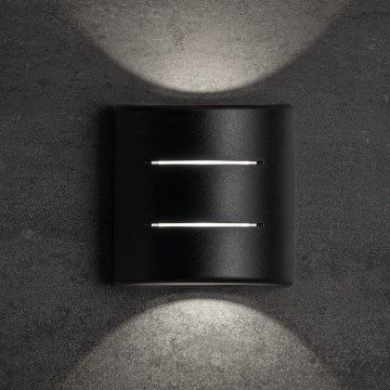 LED Venkovní nástěnné svítidlo REFAZI LED/6W/230V IP54 černá