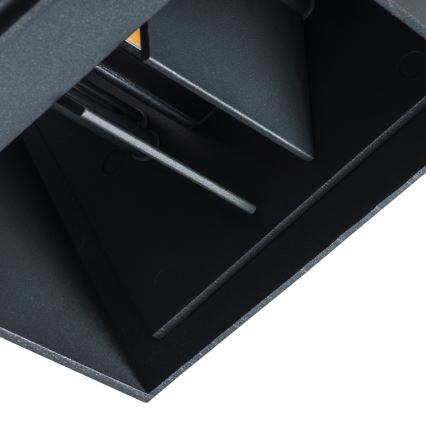 LED Venkovní nástěnné svítidlo REKA LED/7W/230V IP54 antracit