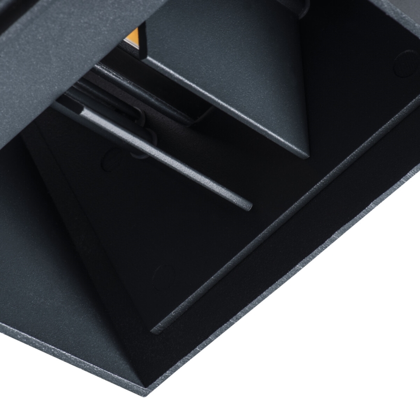 LED Venkovní nástěnné svítidlo REKA LED/7W/230V IP54 antracit