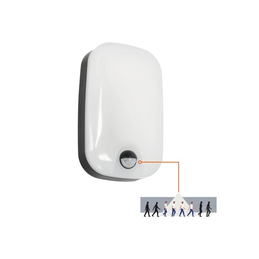 LED Venkovní nástěnné svítidlo se senzorem pohybu a soumraku BAVANO LED/15W/230V 3000/4000/5700K IP54