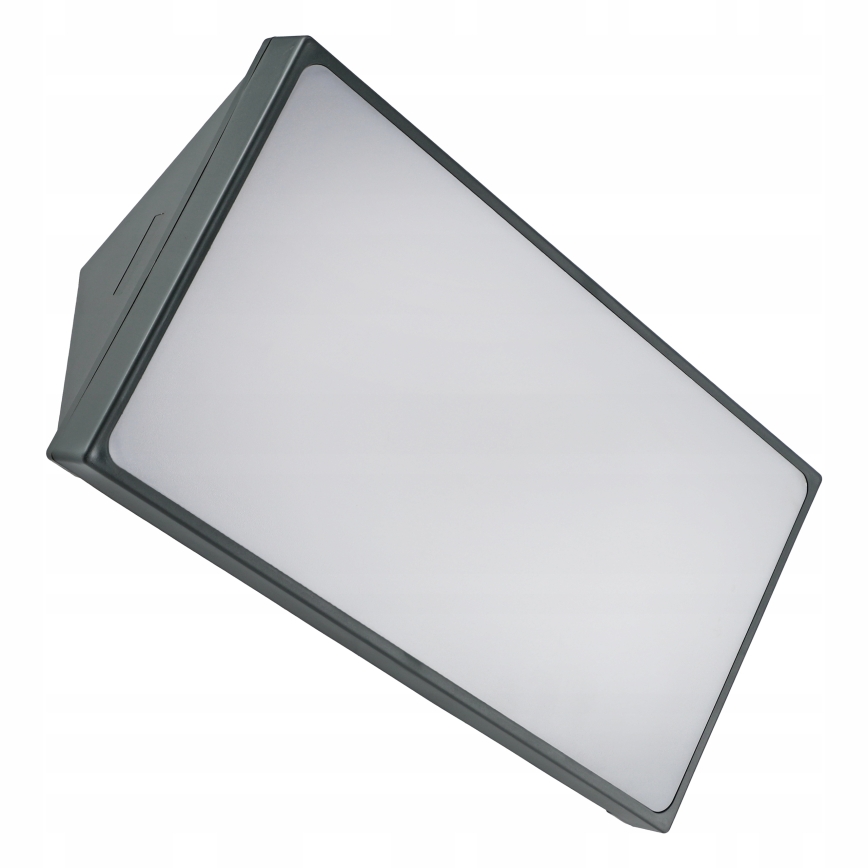 LED Venkovní nástěnné svítidlo se senzorem pohybu LED/20W/230V IP65 šedá