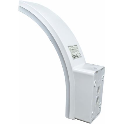 LED Stmívatelné venkovní nástěnné svítidlo se senzorem pohybu a soumraku LED/12/15/20W/230V IP65 bílá