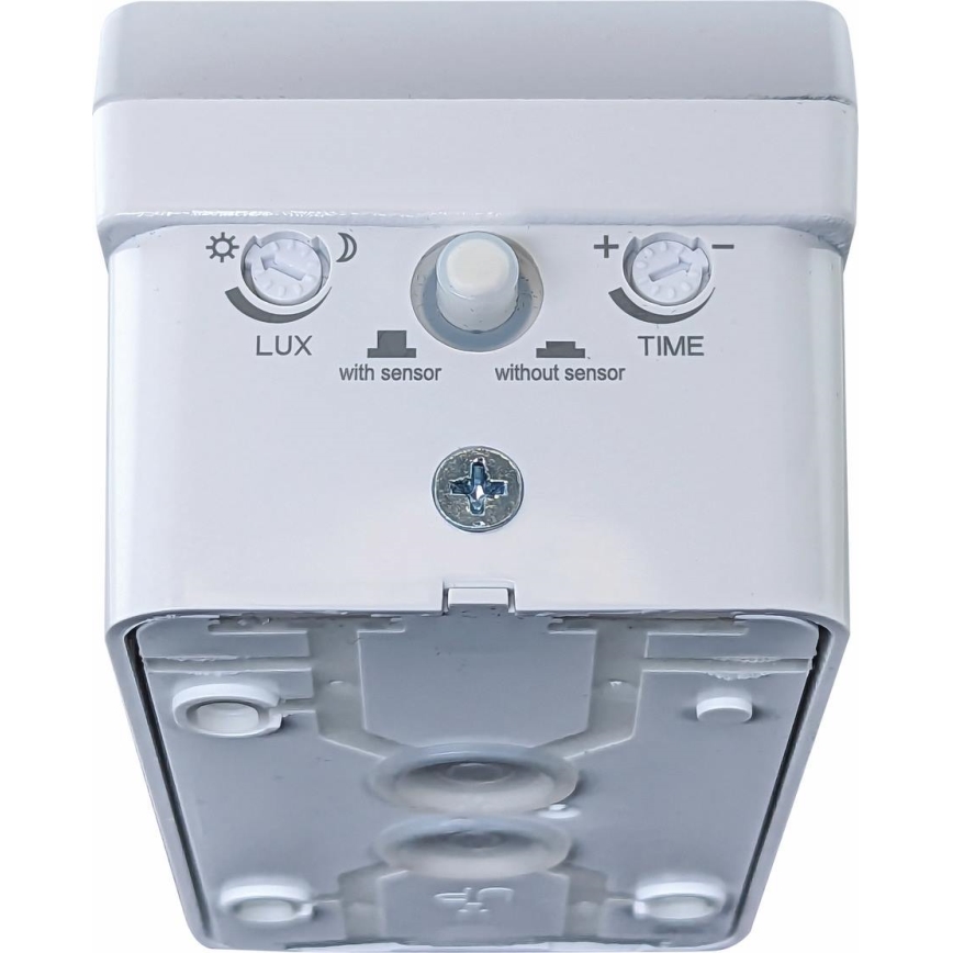 LED Stmívatelné venkovní nástěnné svítidlo se senzorem pohybu a soumraku LED/12/15/20W/230V IP65 bílá