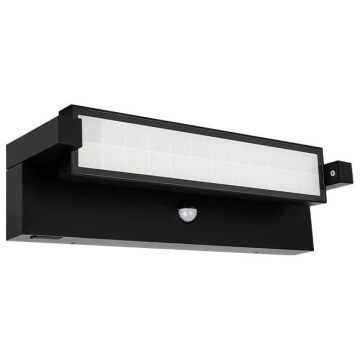 LED Venkovní nástěnné svítidlo se senzorem pohybu a soumraku LED/36W/230V 3000/4000/6500K IP54 černá