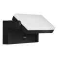 LED Venkovní nástěnné svítidlo se senzorem pohybu a soumraku XERTO LED/20W/230V 3000/4000/6500K IP44 černá