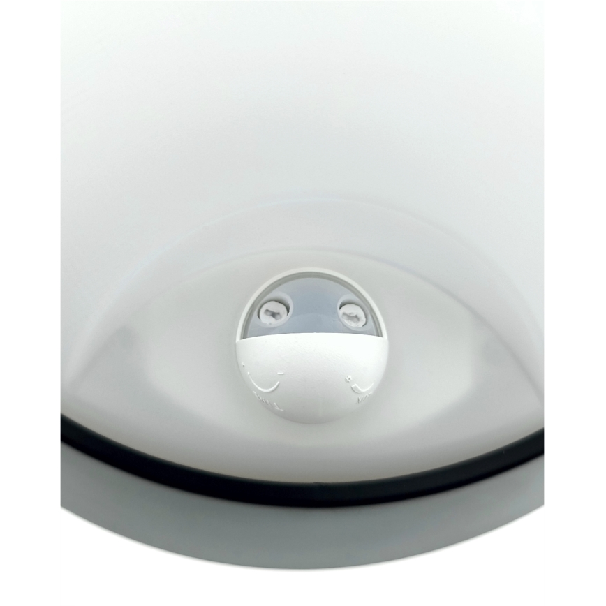 LED Stmívatelné venkovní nástěnné svítidlo se senzorem pohybu LED/15/18/20W/230V 3000K/4000K/6500K IP65 černá/bílá
