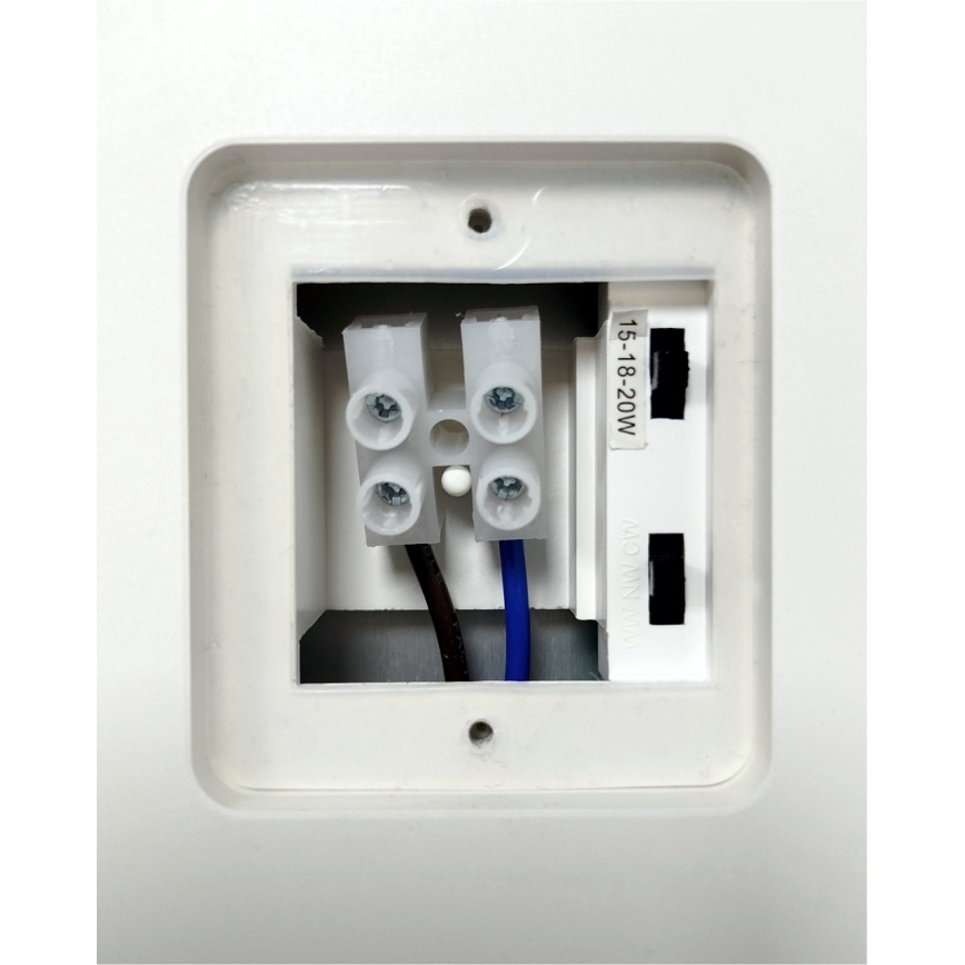 LED Stmívatelné venkovní nástěnné svítidlo se senzorem pohybu LED/15/18/20W/230V 3000K/4000K/6500K IP65 černá/bílá